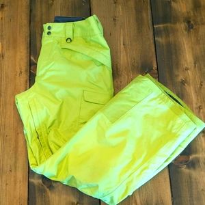 Patagonia Snowboard Men's Snowboard Pants Medium Lime Green